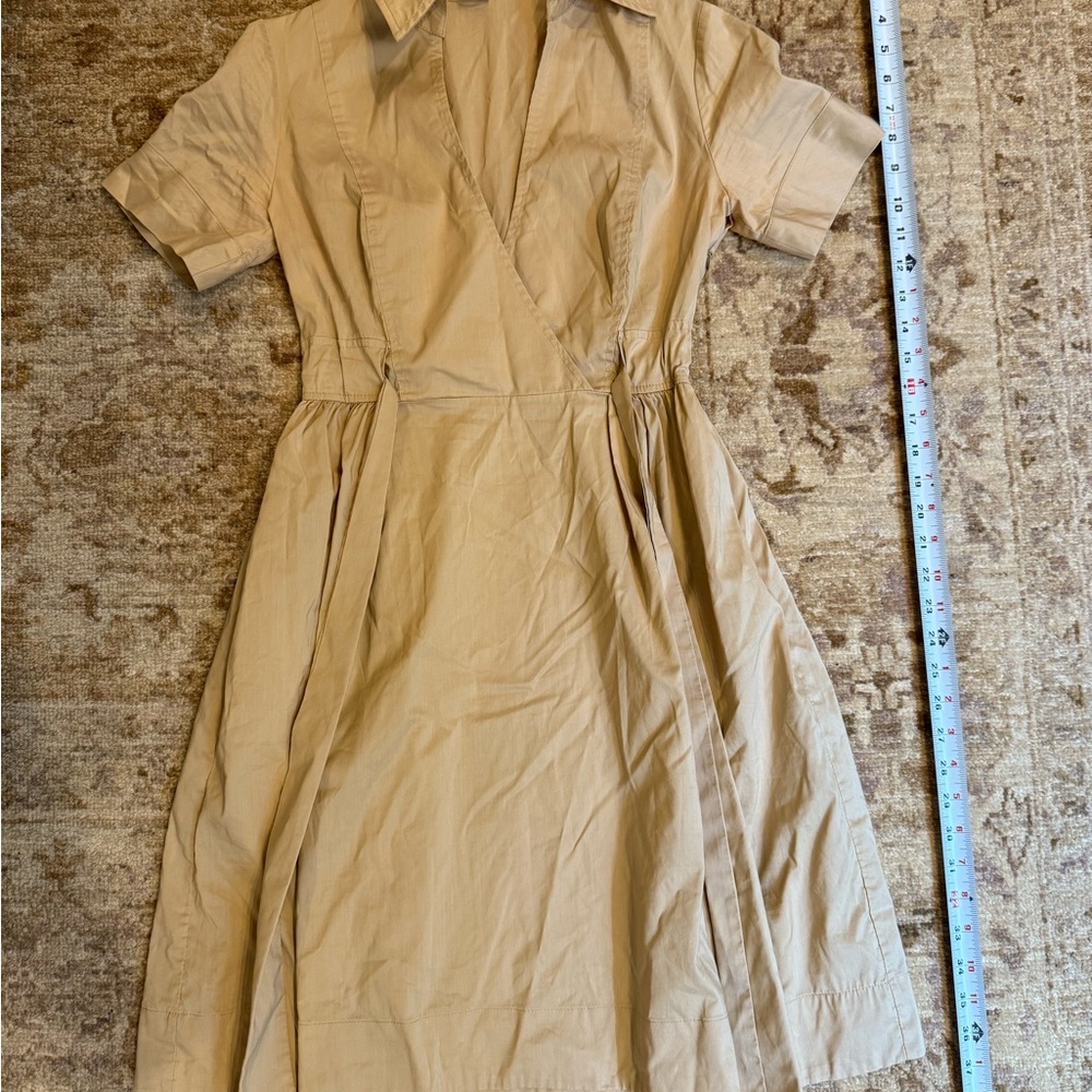 Diane Von Furstenberg Beige Midi Dress